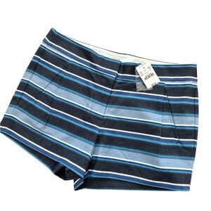 J. Crew Women’s Chino Style‎ Shorts Size 6 NWTS Multicolored Blue/s Casual Cozy